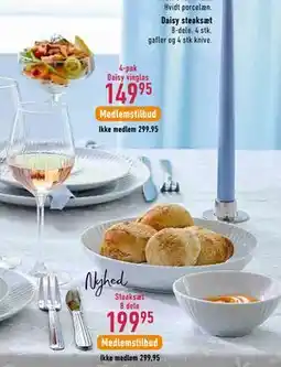 Imerco Daisy steaksæt tilbud
