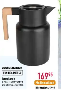 Imerco COOK & BAKER Termokande tilbud