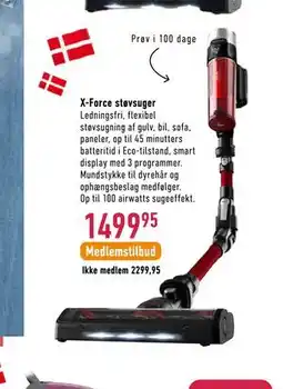 Imerco X-Force støvsuger tilbud