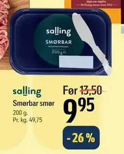 Føtex salling Smørbar smør tilbud