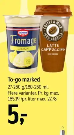 Føtex To-go marked tilbud