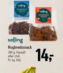 Føtex Rugbrødssnack tilbud