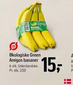 Føtex Økologiske Green Amigos bananer tilbud