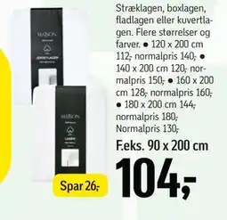 Føtex Stræklagen, boxlagen, fladlagen eller kuvertlagen tilbud
