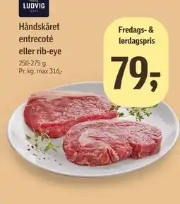 Føtex Håndskåret entrecoté eller rib-eye tilbud