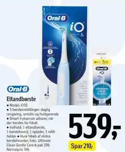 Føtex Oral-B Eltandbørste tilbud