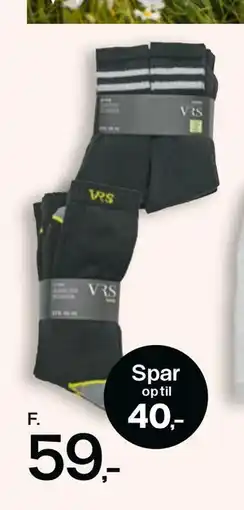 Føtex 5-pak arbejdsstrømper eller 10-pak tennisstrømper tilbud