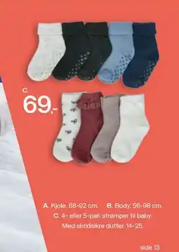 Føtex 4- eller 5-pak strømper til baby tilbud
