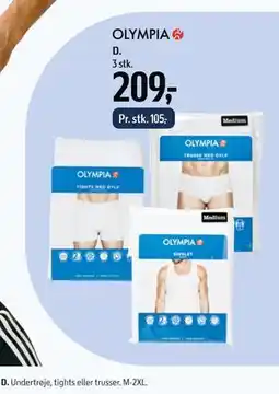Føtex OLYMPIA Undertrøje, tights eller trusser tilbud