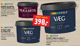 Dyrup Væg Classic - plastmaling