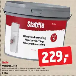 jem & fix Stabile Håndværkermaling / Vægmaling tilbud