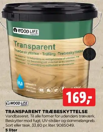 jem & fix Transparent træbeskyttelse tilbud