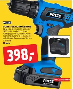 jem & fix Bore-/skruemaskine (inkl. batterier) tilbud