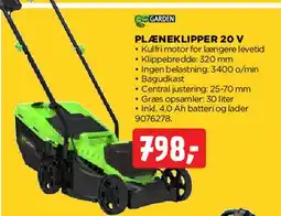 jem & fix Plæneklipper 20 V tilbud