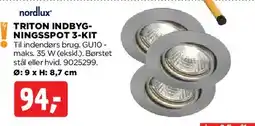jem & fix TRITON IND-BYGNINGSPOT 3-KIT tilbud
