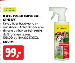 jem & fix KAT- OG HUNDEFRI SPRAY tilbud