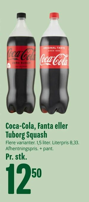 Min Købmand Coca-Cola, Fanta eller Tuborg Squash tilbud
