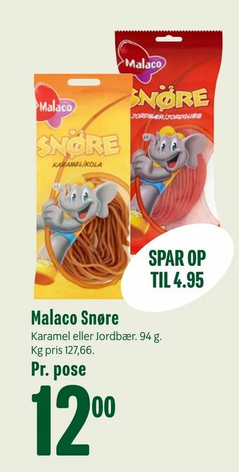 Min Købmand Malaco Snøre tilbud