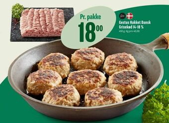 Min Købmand Gestus Hakket Dansk Grisekød 14-18 % tilbud