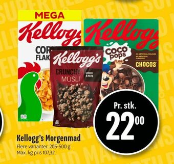 Min Købmand Kellogg's Morgenmad tilbud