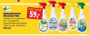 jem & fix RENGØRINGS-PRODUKTER tilbud