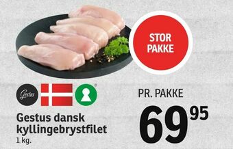 SPAR Gestus dansk kyllingebrystfilet tilbud
