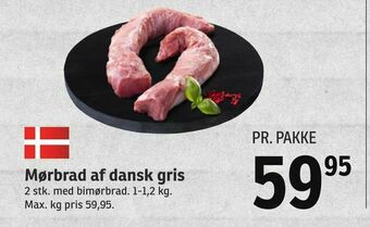 SPAR Mørbrad af dansk gris tilbud