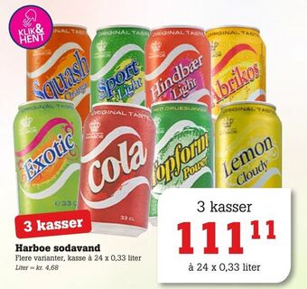 Poetzsch Padborg Harboe sodavand tilbud
