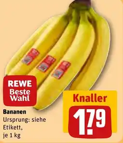 REWE DE Bananen tilbud