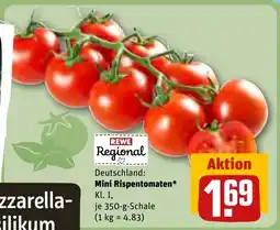 REWE DE Deutschland: Mini Rispentomaten tilbud