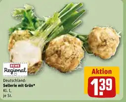 REWE DE Deutschland Sellerie mit Grün tilbud