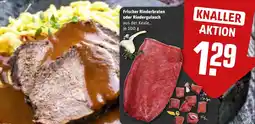 REWE DE Frischer Rinderbraten oder Rindergulasch tilbud