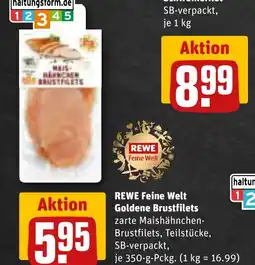 REWE DE REWE Feine Welt Goldene Brustfilets zarte tilbud