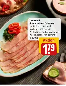 REWE DE Tannenhof Schwarzwälder Schinken tilbud