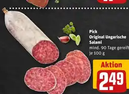 REWE DE Pick Original Ungarische Salami tilbud