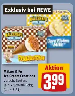 REWE DE Mälzer & Fu Ice Cream Creations tilbud