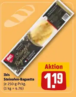 REWE DE Ibis Steinofen-Baguette tilbud