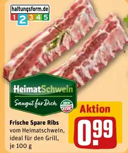 REWE DE Frische Spare Ribs tilbud