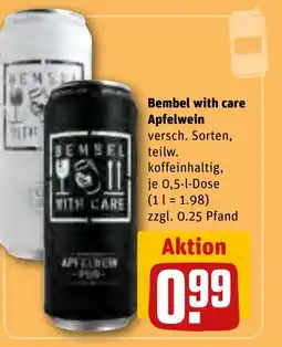 REWE DE Bembel with care Apfelwein tilbud