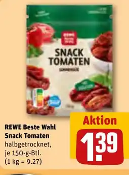 REWE DE REWE Beste Wahl Snack Tomaten tilbud