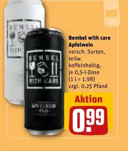 REWE DE Bembel with care Apfelwein tilbud