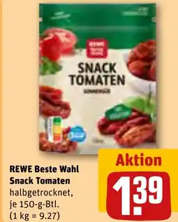 REWE DE REWE Beste Wahl Snack Tomaten tilbud