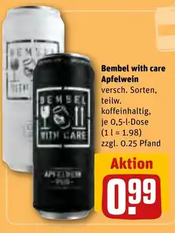 REWE DE Bembel with care Apfelwein tilbud