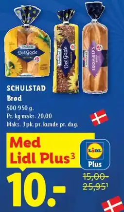 Lidl SCHULSTAD Brød tilbud