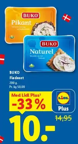 Lidl BUKO Flødeost tilbud