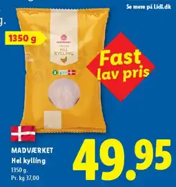 Lidl Hel kylling tilbud
