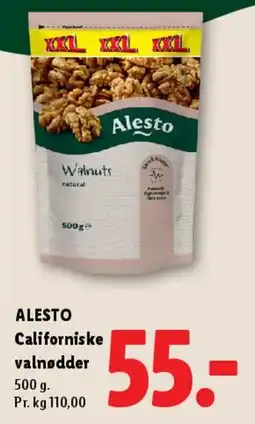 Lidl Californiske valnødder tilbud