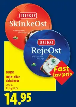 Lidl BUKO RejeOst / SkinkeOst tilbud