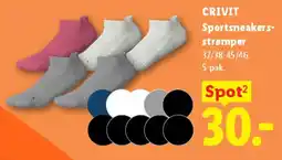 Lidl CRIVIT Sportsneakers-strømper tilbud