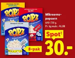 Lidl Mikroovns-popcorn tilbud